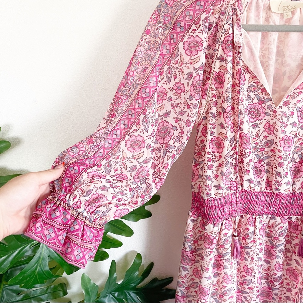 Anthropologie Love the Label Love Sam Tippy Border Print Dress - Picture 6 of 9
